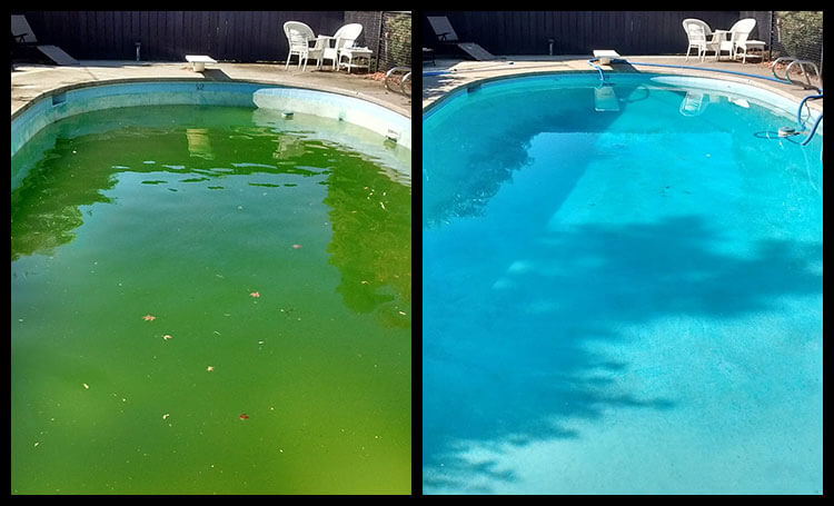 limpiar piscina verde sin vaciar