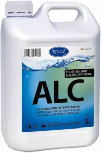 mejor antialgas concentrado para piscinas de liner y con cloración salina de Tamar